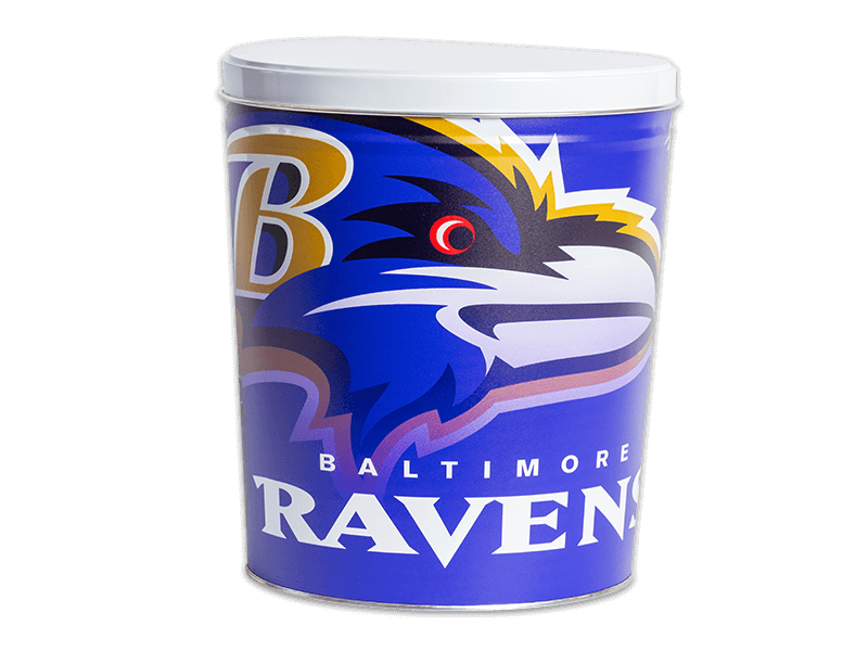 Baltimore Ravens Tin – Unique Snacks
