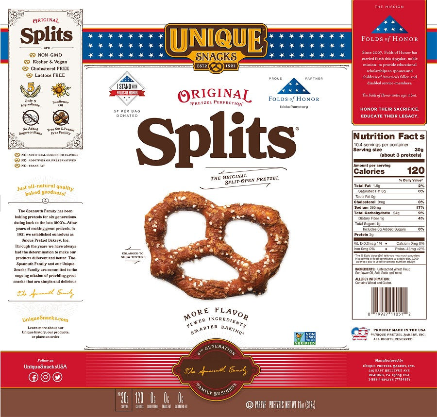 Unique Snacks Marches on with Support for Folds of Honor