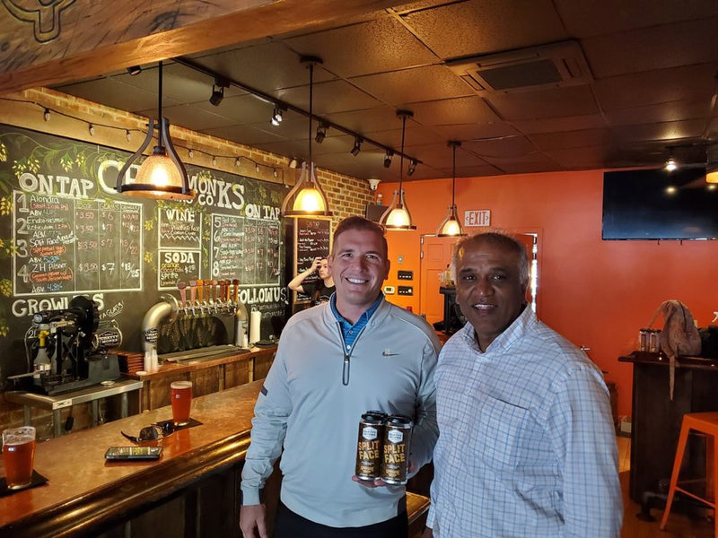 Unique Snacks and Chatty Monks Collaborate on Split Face Craft Beer