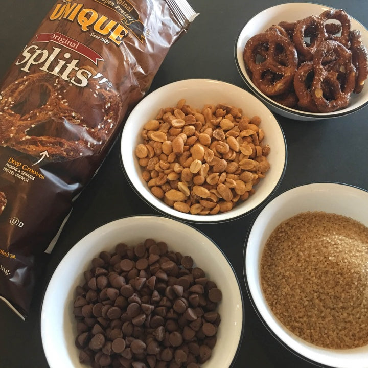"Splits" Pretzel Candy Bars
