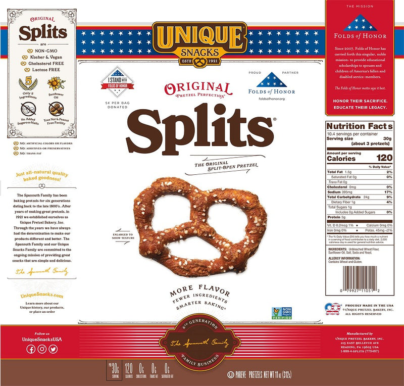 Unique Snacks Supports Folds of Honor for Fourth Consecutive Year