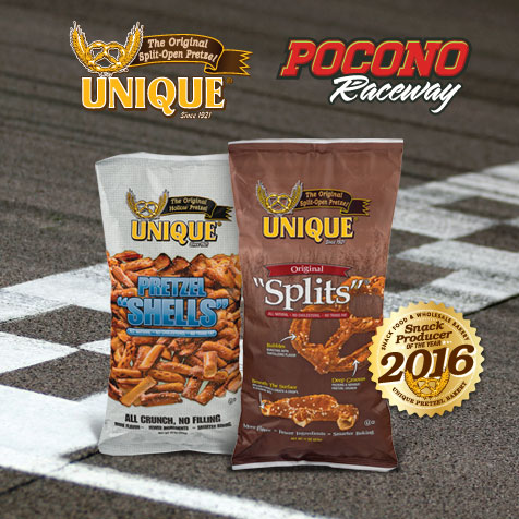 Official Pretzels of Pocono Raceway Revs up for Sunday's Race