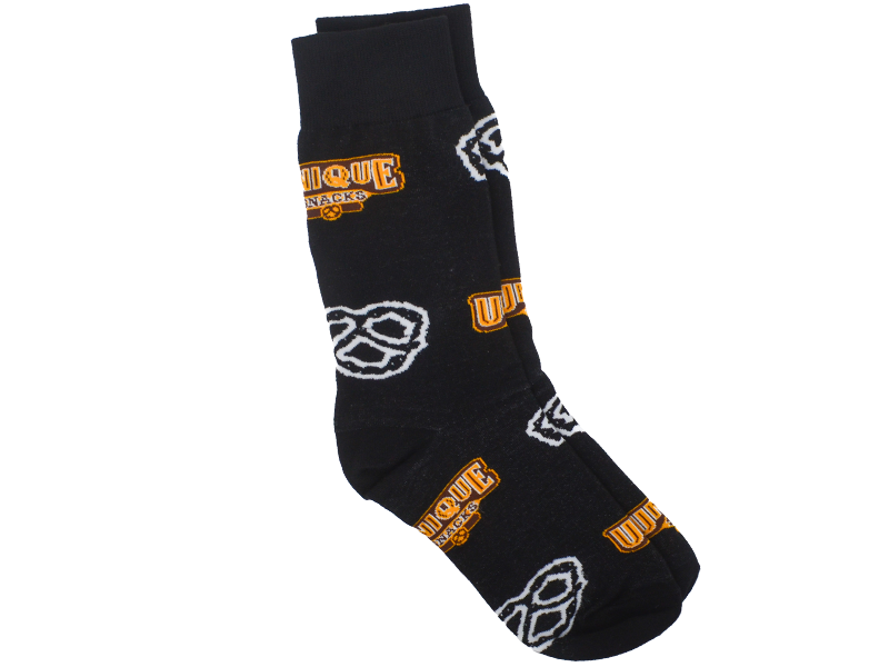 Black Unique Snacks Socks image 0