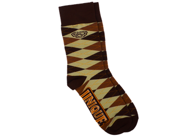 Brown Unique Snacks Socks