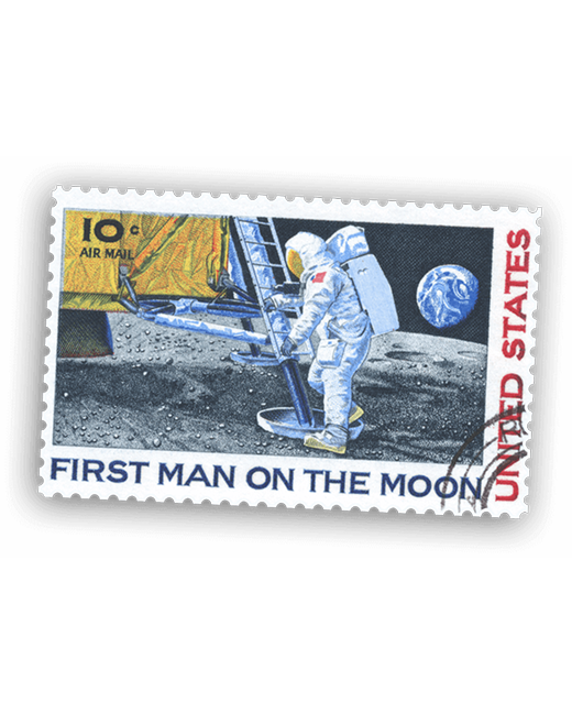 Apollo Astronaut Neil Armstrong becomes the fir...