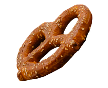Decorative pretzel