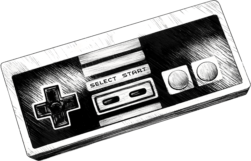 Illustration of a Nintendo controller