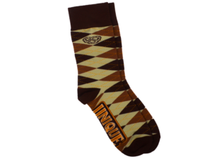 Full size image of Unique Snacks brown Socks