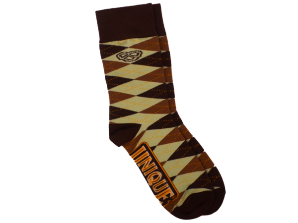 Full size image of Unique Snacks brown Socks