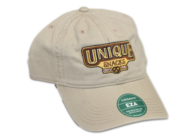 Tan Baseball Cap | Buy Pretzels Online | Unique Snacks