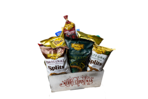 White Merry Christmas Wood Box