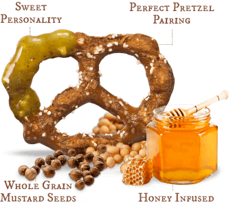 Diagram of Unique Snacks honey mustard pretzel dip