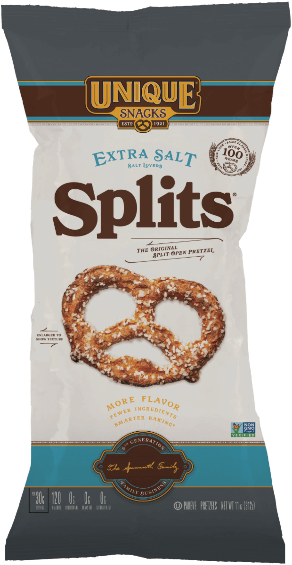 Extra Salt Splits | Buy Pretzels Online | Unique Snacks