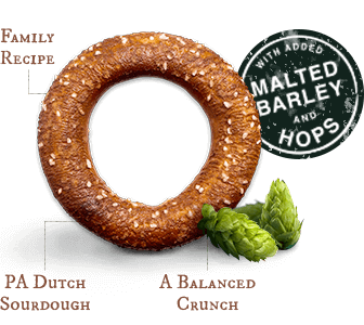 Diagram of Unique Snacks Sourdough Craft Beer Pretzel Rings