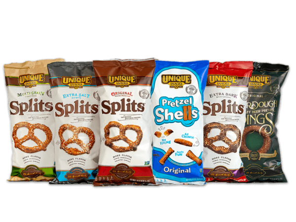 6 bags of pretzels included in the Ultimate Variety Pack