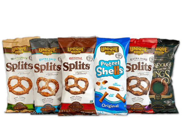 6 bags of pretzels included in the Ultimate Variety Pack