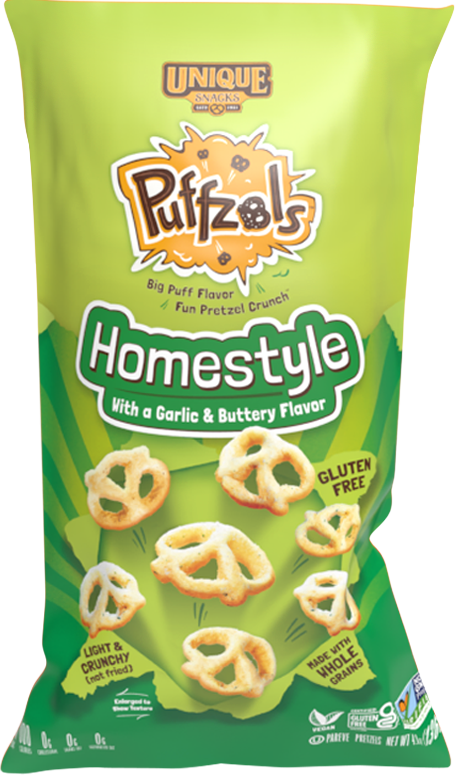 Homestyle Puffzels Front of Bag