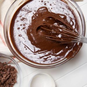 “Splits” Chocolate Caramel Cupcake