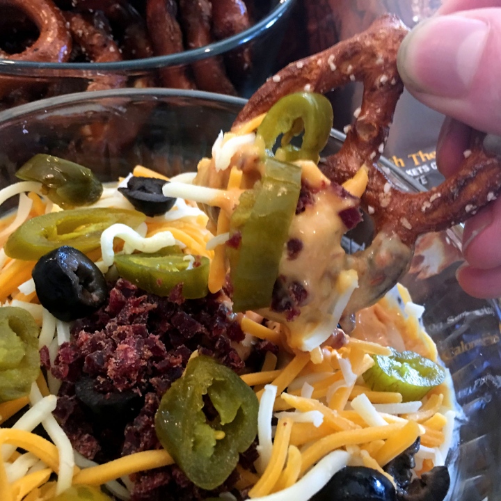 “Splits” Pretzels Taco Dip