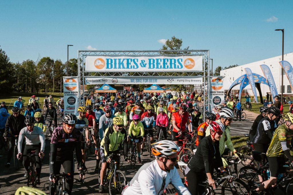 bikes and beer cycling event