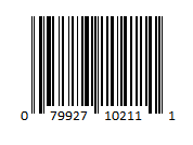 Example of a barcode on packaging