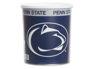 32-count penn state pail, "Penn State" logo and text on pail