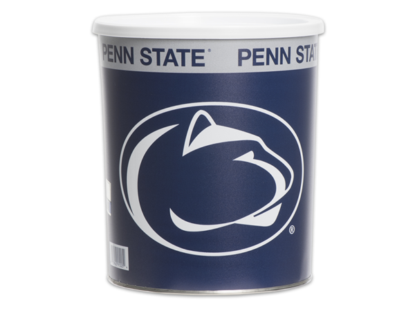 32-count penn state pail, "Penn State" logo and text on pail